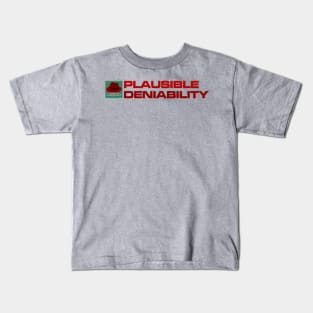 Plausible Deniability - Inline Team Laura Kids T-Shirt